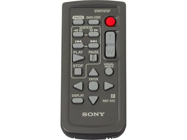 Sony RMT-835, Kabel, Tryckknappar, Grå