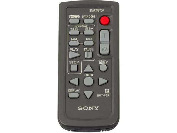 Sony RMT-835, Kabel, Tryckknappar, Grå Grå