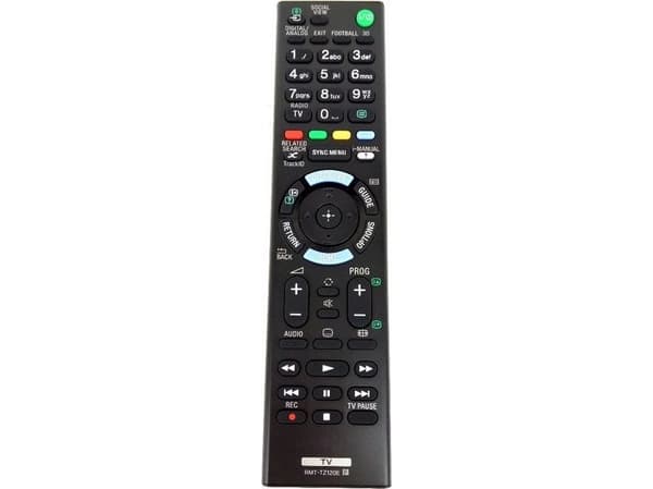 Sony RMT-TZ120E, TV, Kabel, Svart