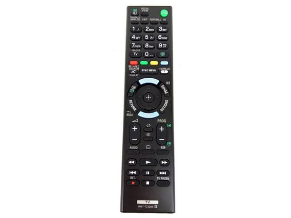 Sony RMT-TZ120E, TV, Kabel, Svart Svart