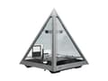 Miniatyrbilde 4 av 5: AZZA Pyramid 804L - Pyramid enclosure - utvidet ATX (E-ATX) - sidepanel med vindu (herdet glass) - ingen strømforsyning (ATX) - grå - USB/lyd