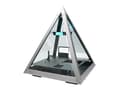 Miniatyrbilde 2 av 5: AZZA Pyramid 804L - Pyramid enclosure - utvidet ATX (E-ATX) - sidepanel med vindu (herdet glass) - ingen strømforsyning (ATX) - grå - USB/lyd