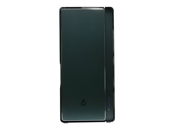 AZZA Cast - Mid tower - ATX - ingen strömförsörjning (ATX) - svart - USB/ljud