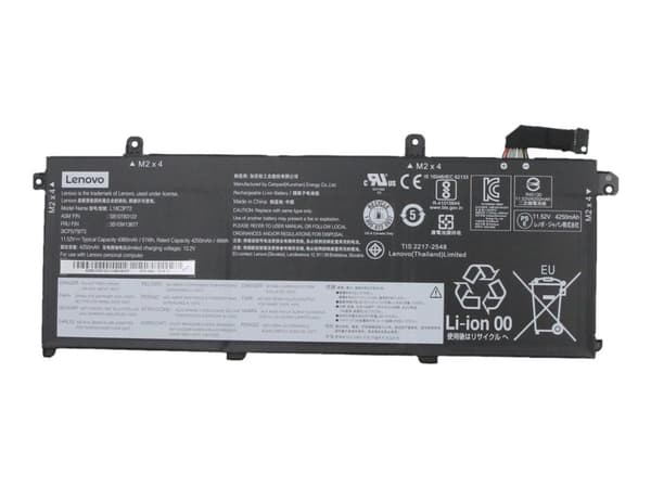 Celxpert L18C3P72 - Batteri til bærbar PC - litiumion - 3-cellers - 4380 mAh - FRU - for ThinkPad P14s Gen 1; P43s; T14 Gen 1; T490; T495