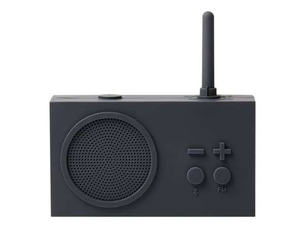 LEXON FM radio and wireless speaker TYKHO3 Wireless connection Dark Grey Bluetooth