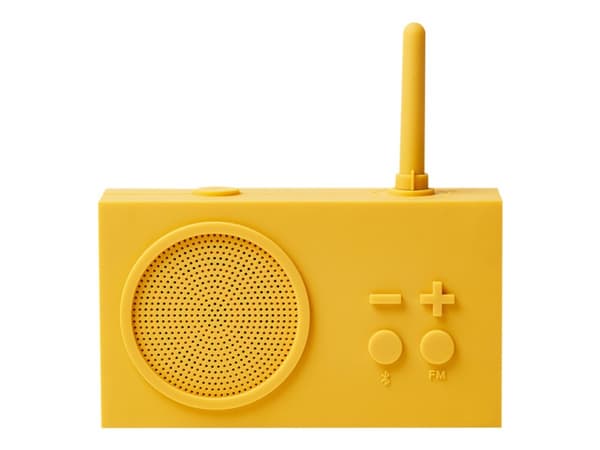 Lexon Tykho 3 - Duschradio - 3 Watt - gul