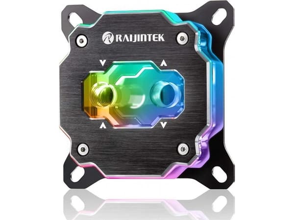 Raijintek FORKIS PRO RBW CPU Vannblokk - Nikkel + Akryl