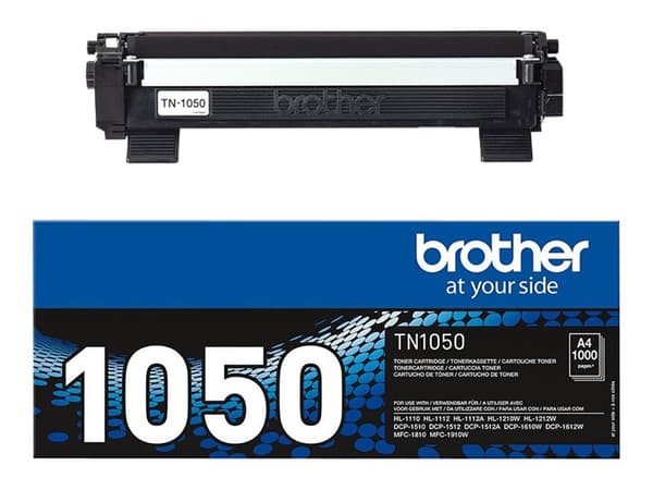Brother TN-1050, 1000 sidor, Svart, 1 styck