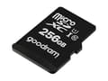 Miniatyrbild 2 av 5: GOODRAM M1AA - Flash-minneskort (SD-adapter inkluderad) - 256 GB - UHS-I U1 / Class10 - mikroSDXC UHS-I