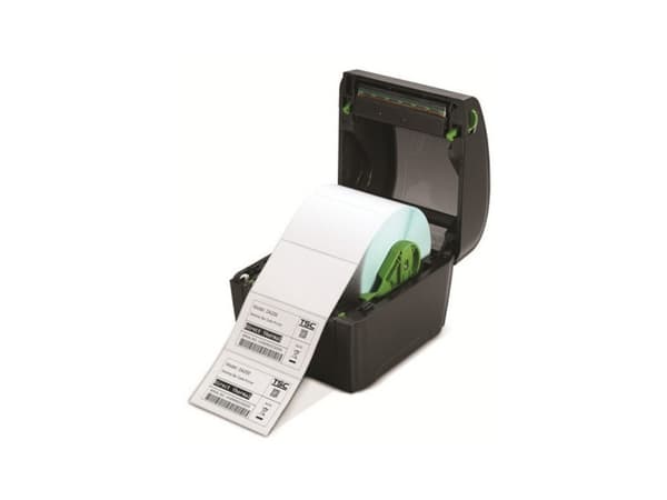 TSC DA220, direkt termal, 203 x 203 DPI, 152,4 mm/sek, Kabel, Svart