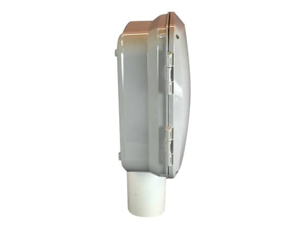 Ventev 12" x 10" x 5" Sleek NEMA Outdoor Wi-Fi Enclosure with Clear Door, Integrated Omni Antenna with 4 RPTNC Leads - Nettverkenhetshus - stangmonte