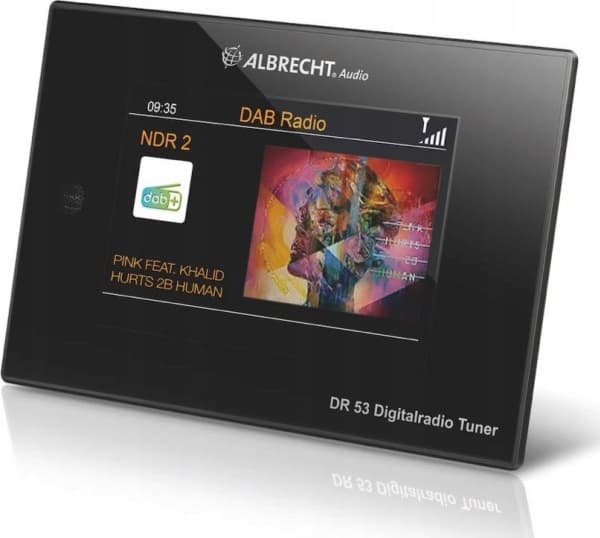 Albrecht DR 53 DAB+ digitaalinen radioviritin kotistereojärjestelmään, sis. Bluetooth (ID3:lla) esim. Spotifyn suoratoistoa varten (27251)