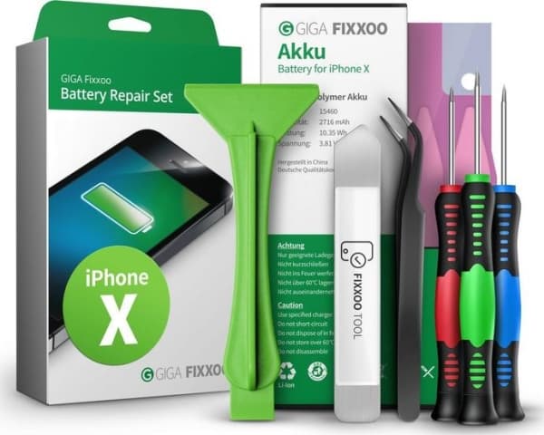 GIGA Fixxoo iPhone X Battery Repair Kit