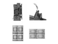 Miniatyrbilde 4 av 5: Maclean MC-845 TV Video Wall Bracket 46 "-52" 35kg max Digital Signage max VESA 600x400