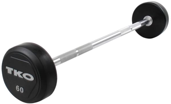 TKO rett gummiert vektstang 45 kg (K805R-45)