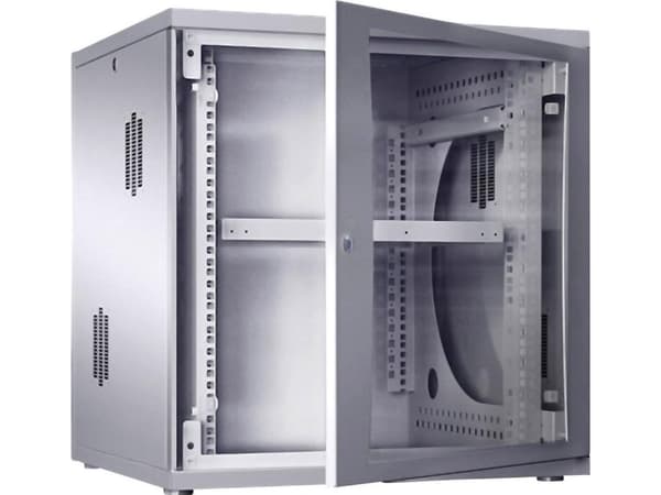 Rittal FlatBox DK 12HE Bxt 600x600mm harmaa 19" asennuskehys Rittal FlatBox DK 12HE Bxt 600x600mm harmaa 19" asennuskehikko