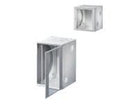 Rittal FlatBox - Skap - veggmontert - RAL 7035 - 15U - 19"