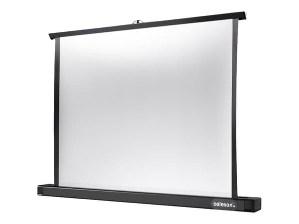 Celexon Professional Mini - Table top screen - 50" (127 cm) - 16:9 - Matte White - svart Svart, Vit