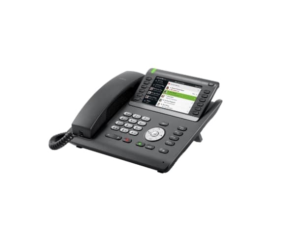 Unify OpenScape Desk Phone CP700X - VoIP-telefon - med Bluetooth-grensesnitt - treveis anropskapasitet - SIP - svart/sølv