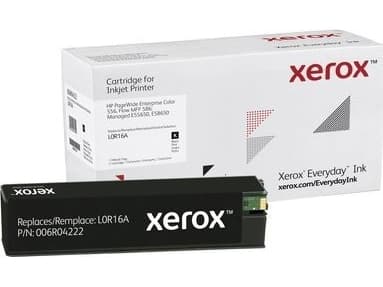 Everyday Suuri kapasiteetti Mustavalko PageWide-kasetti Xeroxilta, HP L0R16A -yhteensopiva, 21000 sivua (006R04222), 21000 sivua, Musta, 1 kpl