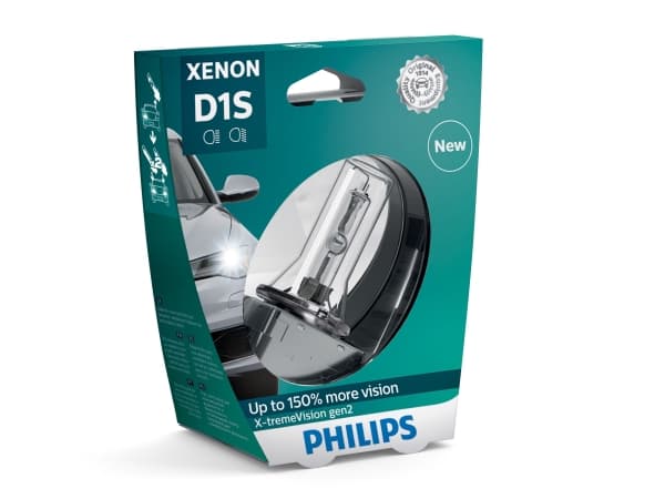 Philips Xenon X-tremeVision gen2 85415XV2S1 Xenonlampa till bilstrålkastare, 35 W, 85 V, D1S, Xenon, 4800 K, 1 styck