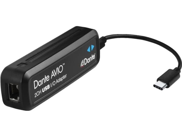 ADP-USBC-2X2 Dante<sup>®</sup> AVIO USB adapter, Type-C™