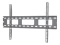 Miniatyrbild 1 av 5: TECHly LED 010 - Monteringssats (väggplatta, 2 monteringskonsoler) - fixerad - för LCD-display - svart - skärmstorlek: 40"-65"