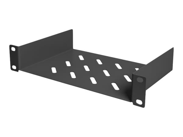 Digitus DN-10-SKUFF-1-B - Rackhylde - sort, RAL 9005 - 1U - 10"