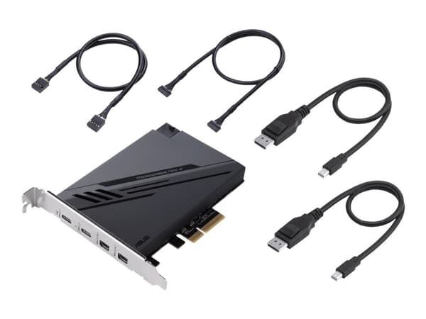 ASUS ThunderboltEX 4 - Thunderbolt-adapter - PCIe 3.0 x4 - Thunderbolt 4 x 2 - svart