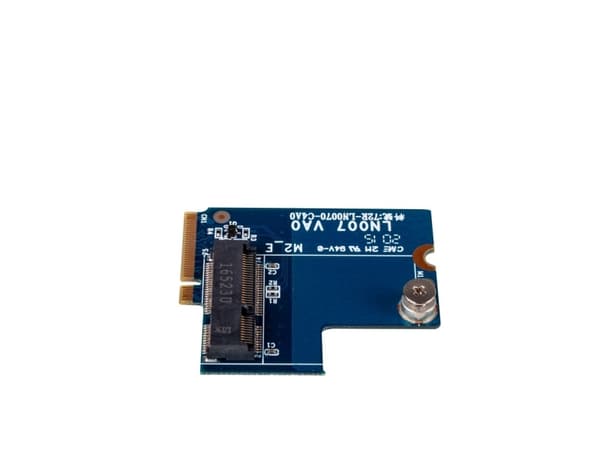 Shuttle Adapter board for a WLAN card for Edge PCs EN01J3/EN01J4, M.2, M.2, Blå, PC, Passiv, Kina Blå
