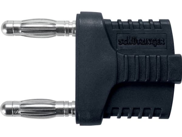 Schützinger KORT 19-4 IG MB Ni / SW Kortslutningsstik Sort 1 stk