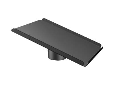 SpacePole Essentials SPV3103 - Monteringskomponent (skriverplate) - svart - armmonterbar - for Axiohm A794