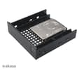 Miniatyrbilde 3 av 5: Akasa AK-HDA-12, Stativ, HDD-bur, Plast, Sort, 2.5,3.5", 149 mm