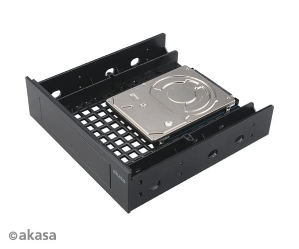 Akasa AK-HDA-12, Stativ, HDD-bur, Plast, Sort, 2.5,3.5", 149 mm