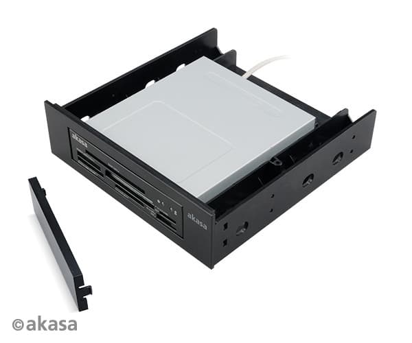 Akasa AK-HDA-12, Stativ, HDD-bur, Plast, Sort, 2.5,3.5", 149 mm