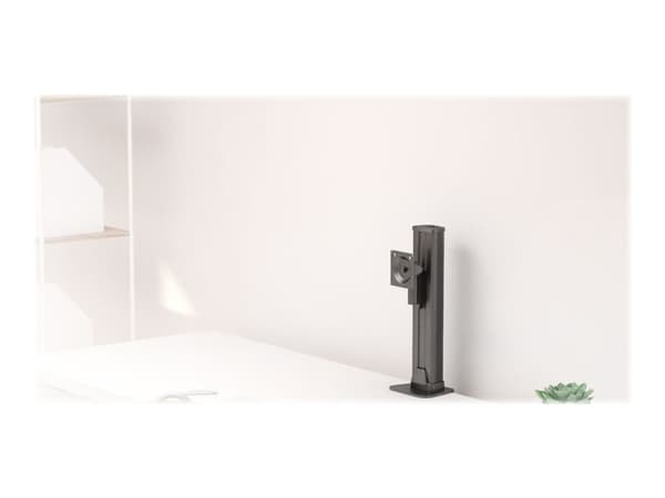 Multibrackets M Deskmount HD Single - Monteringssett - for LCD-skjerm - stål - svart - skjermstørrelse: 32"-50" - skrivebordsmonterbar