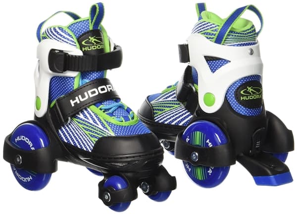 HUDORA My First Quad Boy, Barn, Hankoppling, Svart, Blå, Grön, Vit, Mönstrad, Hög känga, Nylon