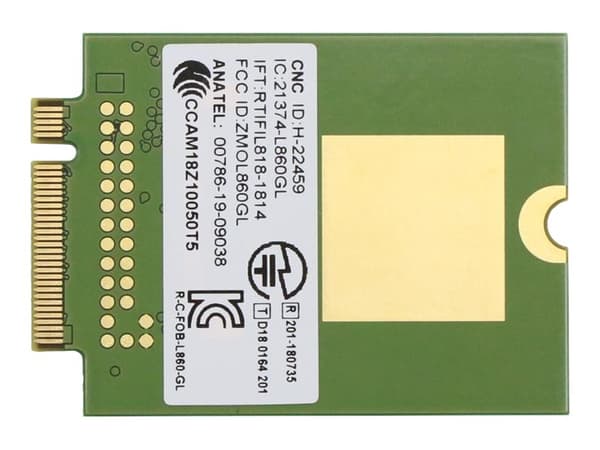 Fibocom L860-GL - Trådløs mobilmodem - 4G LTE - FRU - for ThinkPad P1 Gen 3; P15s Gen 1; T14s Gen 1; X1 Carbon Gen 8; X1 Extreme Gen 3; X13 Gen 1