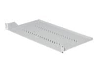 Triton - Rack-hylle - RAL 9005 - 1U - 19"