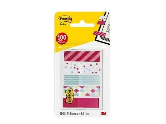 3M 684-CAN5, Flerfarget, 11,9 mm, 43,2 mm, 20 ark, 100 ark