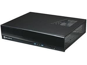 SilverStone MILO ML03 - Tower - micro ATX - ingen strömförsörjning (ATX / PS/2) - svart - USB/ljud