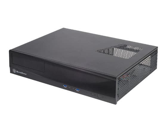 SilverStone MILO ML03 - Tower - micro ATX - ingen strömförsörjning (ATX / PS/2) - svart - USB/ljud