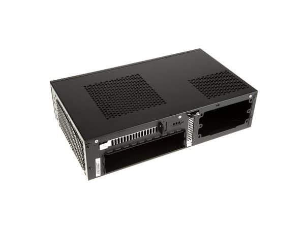 SilverStone MILO ML05 - SFF - mini ITX - ingen strömförsörjning (SFX12V) - svart - USB/ljud