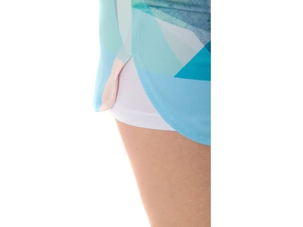 Farge Pleasure Dameshorts CP-020 14 blå-rød s. XS-S