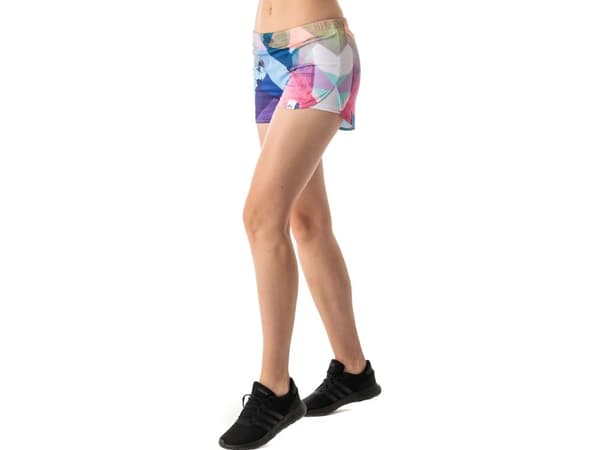 Farge Pleasure Dameshorts CP-020 14 blå-rød s. XS-S
