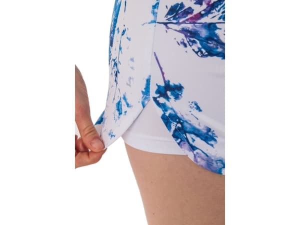 Color Pleasure Dameshorts CP-020 154 hvit og blå s. XS-S