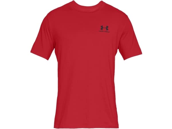 Under Armour Sportstyle Left Chest SS Men's T-Shirt Red 1326799 600 XL