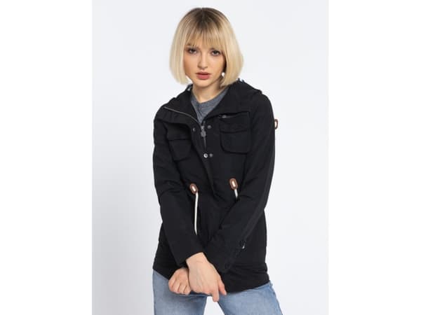 Woox Kurtka damska Drizzle Parka Ladies´ Black r. 34