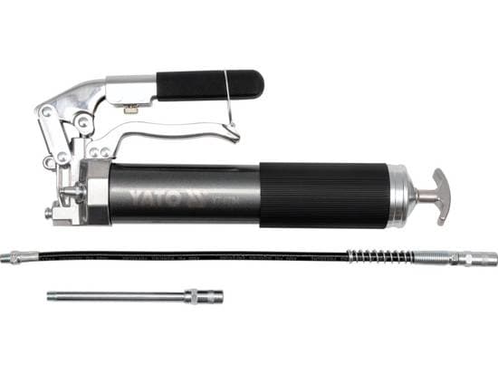 Yato YT-0704, Fettspruta, Svart, Gjuten aluminium, 500 ml, 42 Bar, 70 Bar