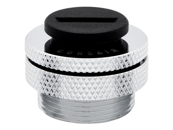 CORSAIR Hydro X Series XF Fill Port - Påfyllingsport for væskekjølesystem - krom